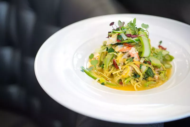 Image: Il Posto takes spaghetti to a new level.