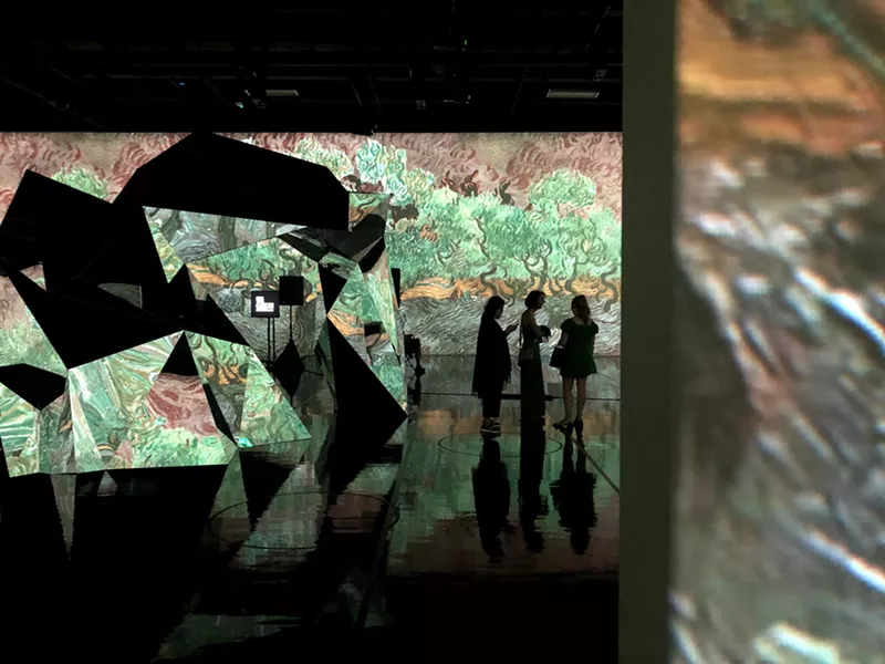 Image: Immersive Van Gogh surrounds viewers with animations of the iconic painter's most famous works.