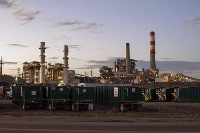 Image: Xcel Energy's Cherokee Generating Station in north Denver.