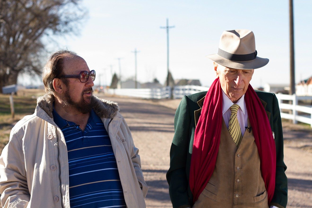 Author and journalist Gay Talese (right) and Gerald Foos, the Colorado motel owner who for years spied on his guests, are the focus of the Netflix documentary Voyeur.