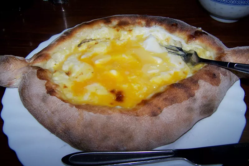 Image: No, you can't find this cheesy Georgian dish called khachapuri in Denver.