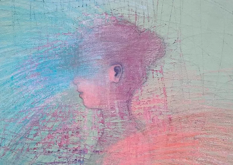 Image: Detail of a new work by Eric Anderson.