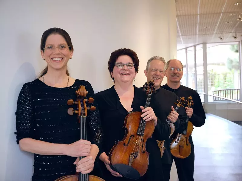Image: From left: Beth Vanderborg, Barbara Hamilton, John Fadial, Paul Primus.