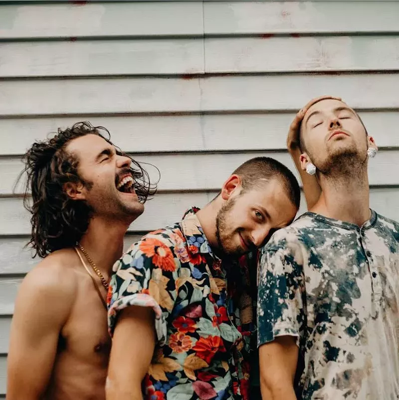 Image: Cocordion is, from right to left, Mitch Macura, Mason Macura and Thom Spano.