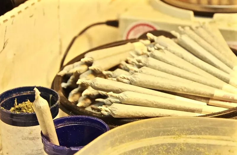 Image: pre-rolled joints