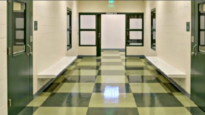 Image: Inside Denver's Van Cise-Simonet Detention Center.