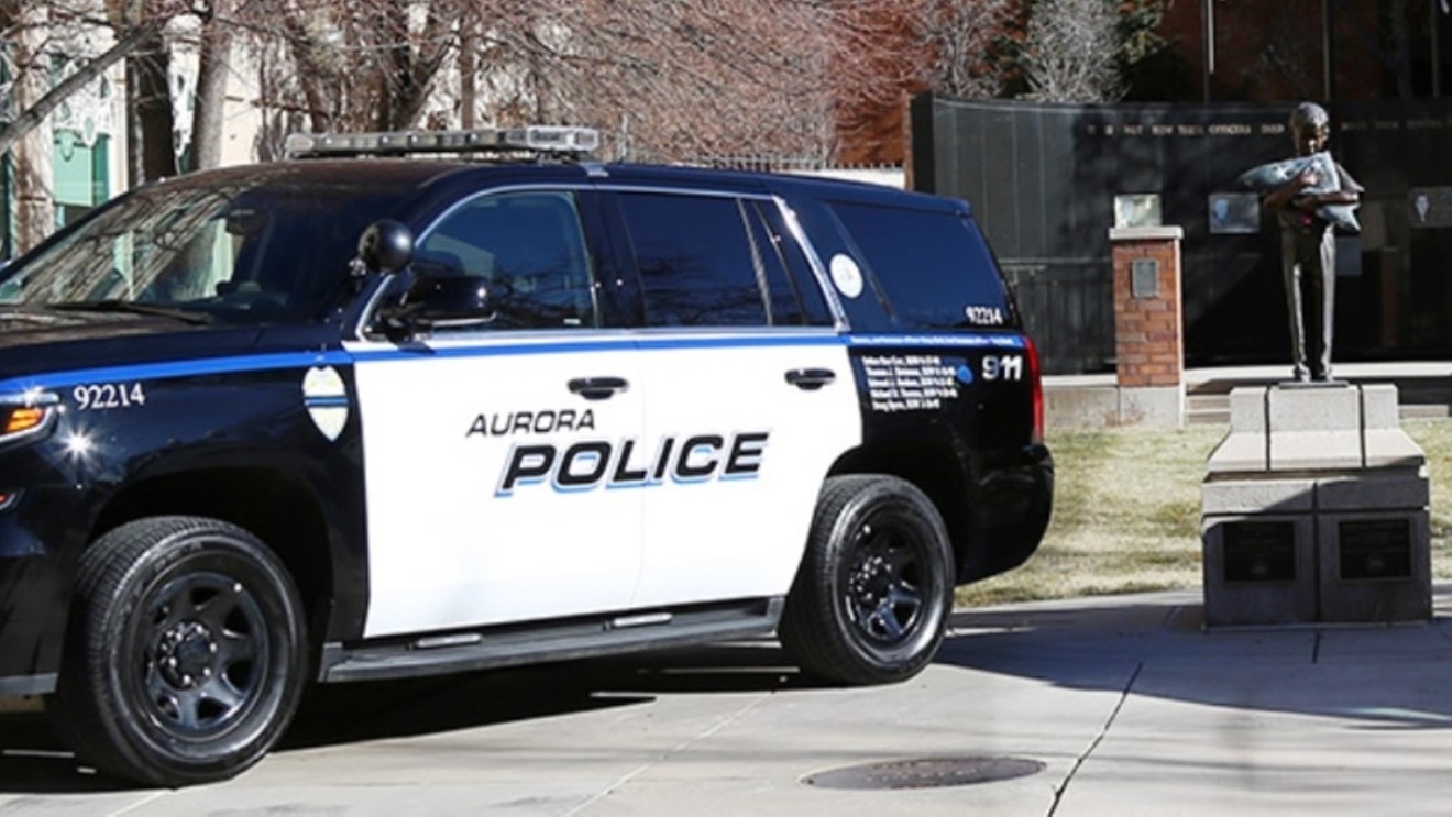An image from the home page of the Aurora Police Department website.
