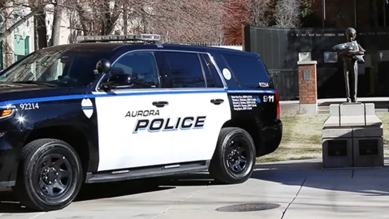 Image: An image from the home page of the Aurora Police Department website.