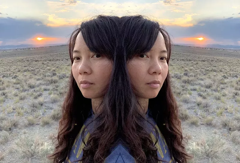 Image: Artist Christine Nguyen draws inspiration from nature and the cosmos.