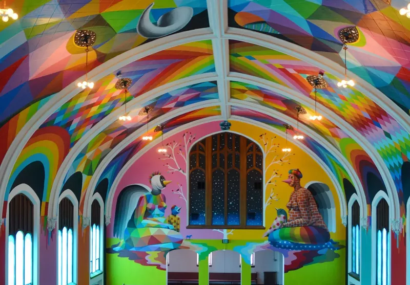 Image: Inside the International Church of Cannabis.