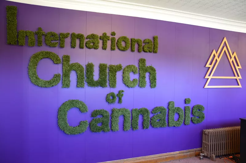 Image: The International Church of Cannabis opened its doors in April.
