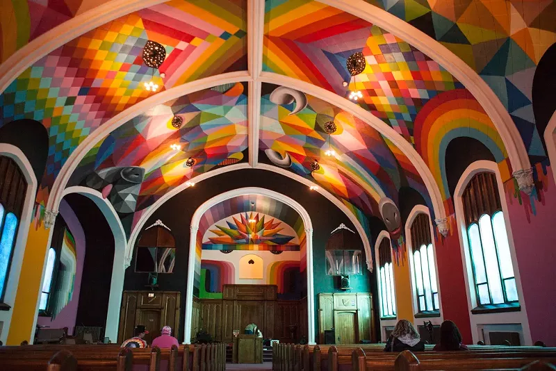 Image: The International Church of Cannabis occasionally holds cannabis-friendly celebrations for its members.