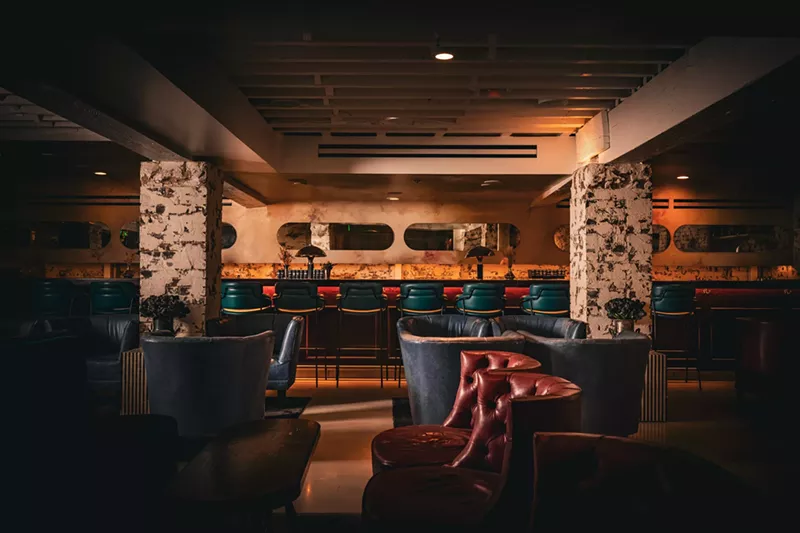 Image: an empty bar