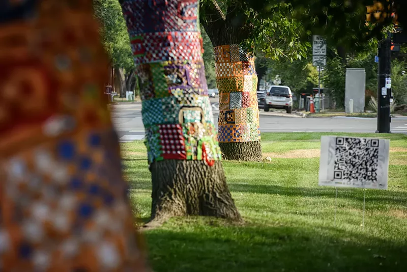 Image: The Earth Wear art installation in Boulder.