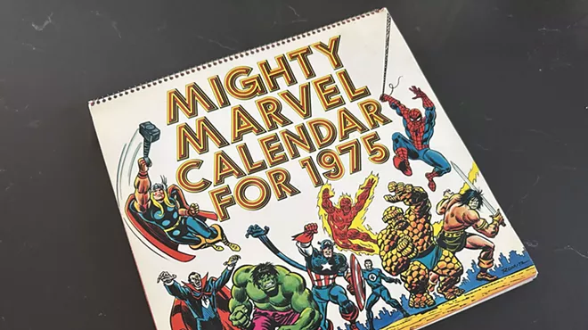 vintage Marvel calendar
