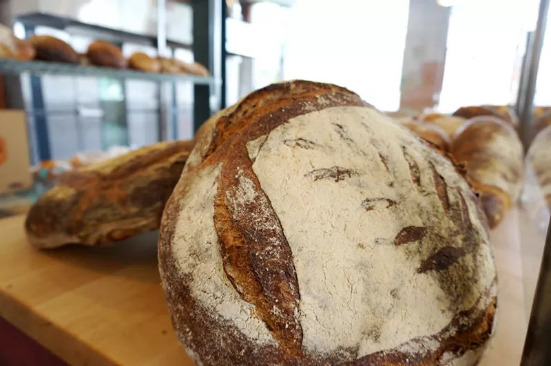 Image: Bread is in high demand as people stock up to stay home.