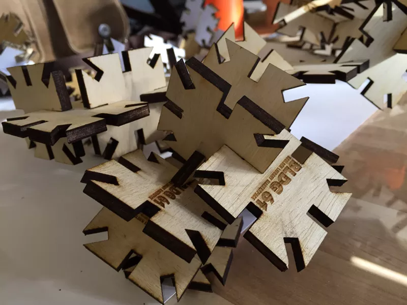 Image: Play with Building 61 notch-blocks and help the Boulder Pubic Library devise its master plan.