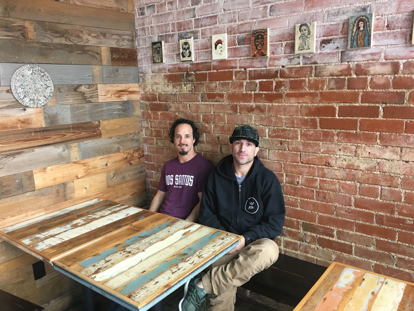 Brothers and Dos Santos partners Kris (left) and Jason Wallenta will open a family-oriented pizzeria next month.