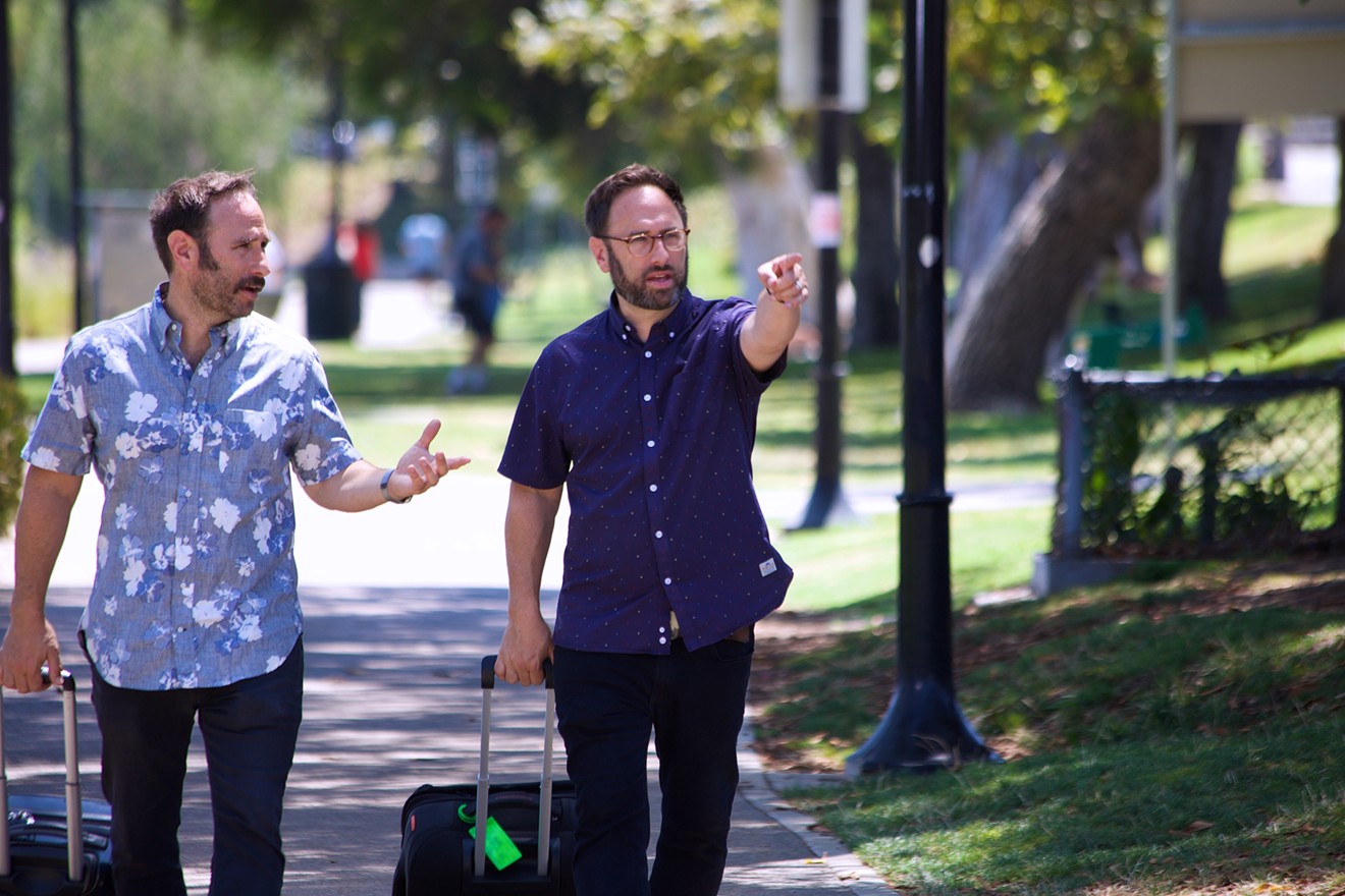Randy and Jason Sklar (from left) hit the road for their new comedy special, Sklars and Stripes.