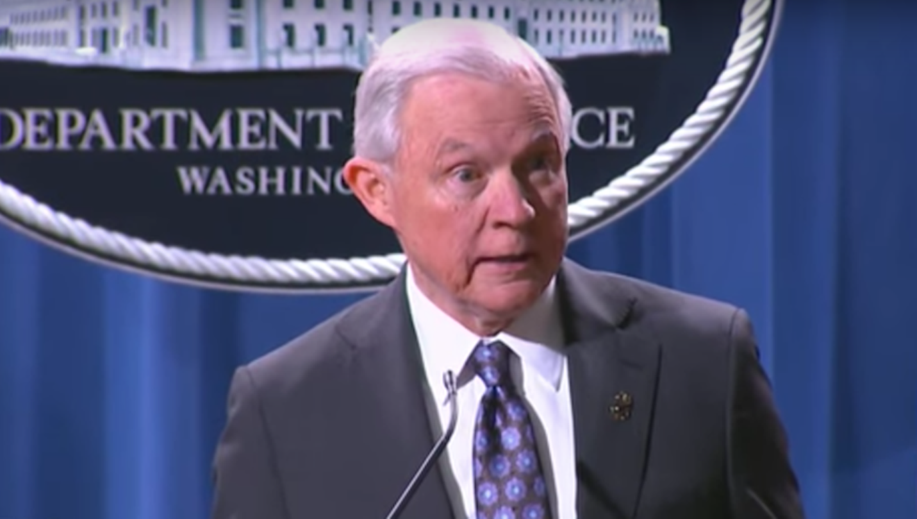 Jeff Sessions was asked for his thoughts on cannabis during a November 29 appearance, and he didn't hold back.