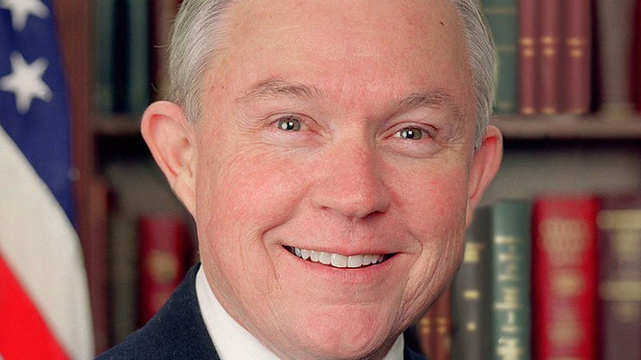 Just-confirmed U.S. Attorney General Jeff Sessions. Additional images and a video below.