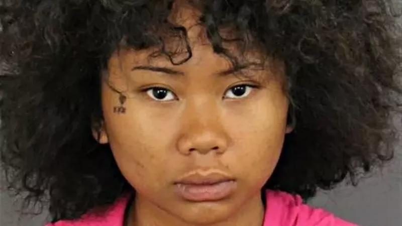 Image: Jennie Bunsom's 2018 booking photo.