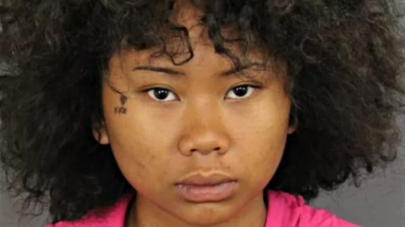 Image: The booking photo of Jennie Bunsom.