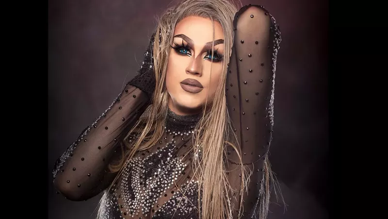 Image: drag queen Jessica L'Whor