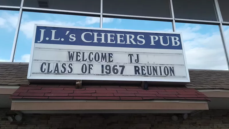 Image: J.L.'s Cheers Pub, near the corner of Monaco and Hampden, welcomes private parties and neighbors alike.