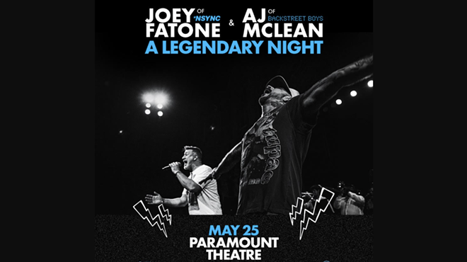 Joey Fatone ( of *NSYNC) & AJ McLean (of Backstreet Boys) : A Legendary Night