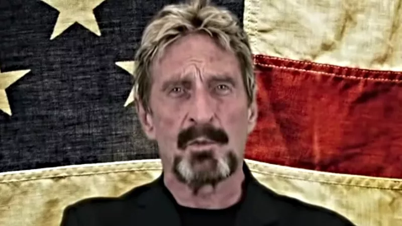 Image: John McAfee has been on a long, strange trip.