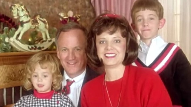 JonBenét, John, Patsy and Burke Ramsey in an early 1990s family photo.