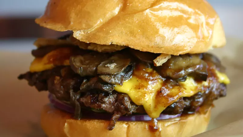 Image: This big burger has a big new home.