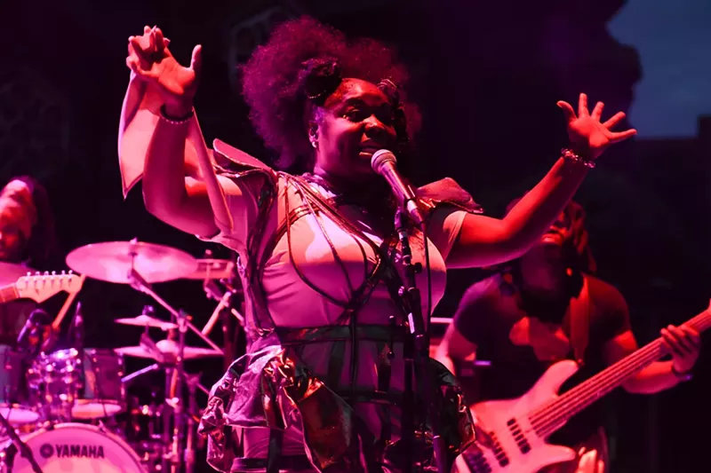 Image: Tank and the Bangas play Justice Comes Alive on Sunday, June 28.