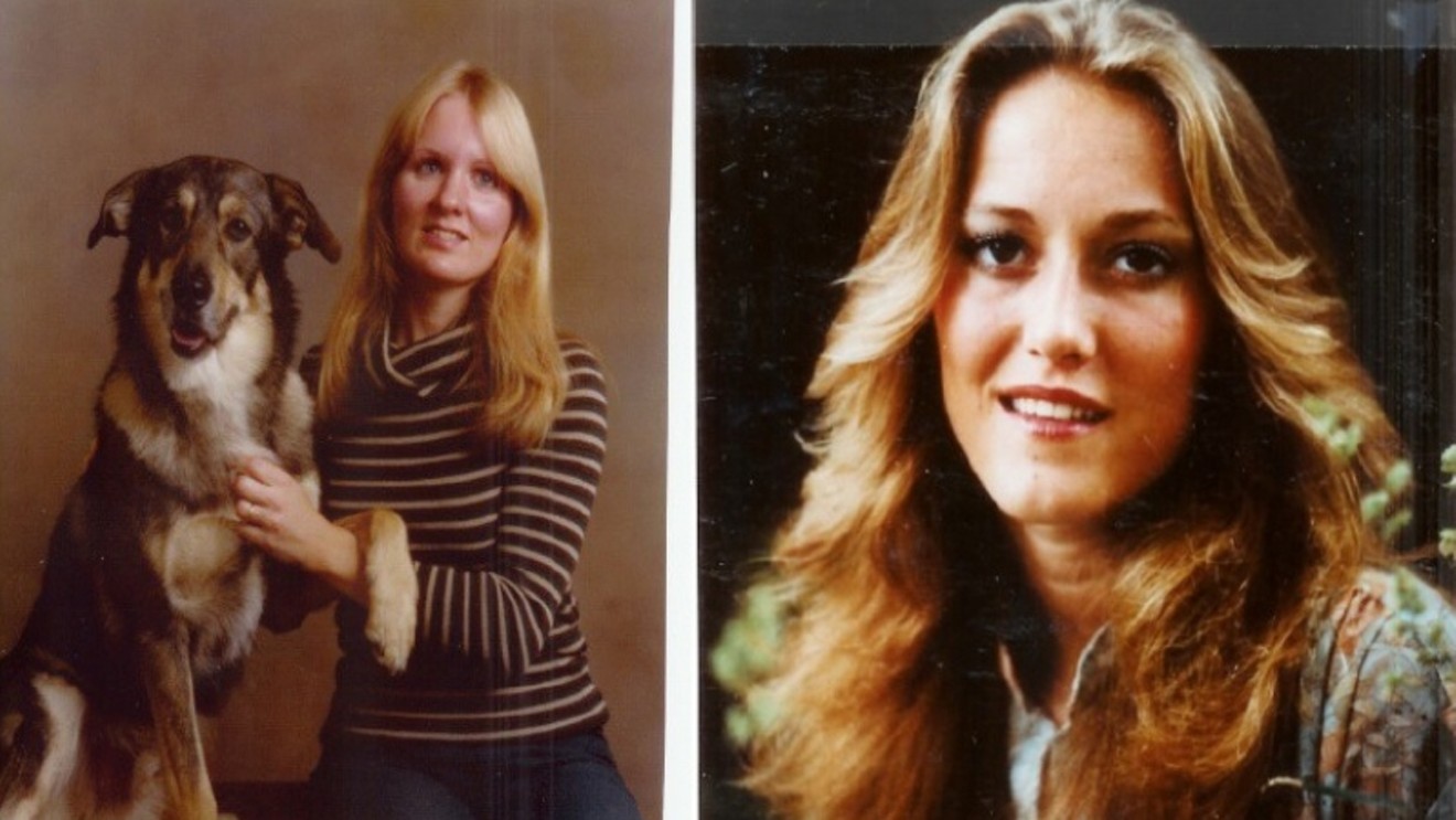 Photos of Bobbie Jo Oberholtzer and Annette Schnee that appeared on a 2015 flyer seeking information about their killings.
