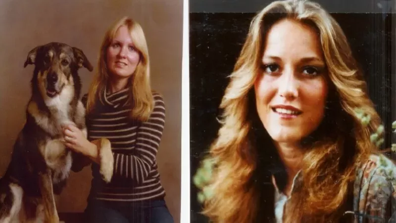 Image: Photos of Bobbie Jo Oberholtzer and Annette Schnee that appeared on a 2015 flyer seeking information about their killings.