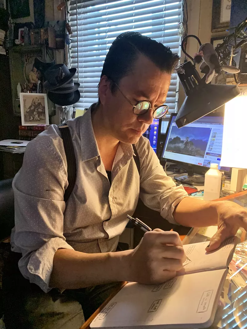 Image: Karl Christian Krumpholz at work.