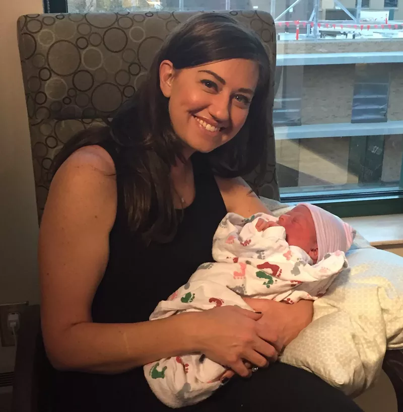 Image: Kathleen Petrocco with her sister's child.