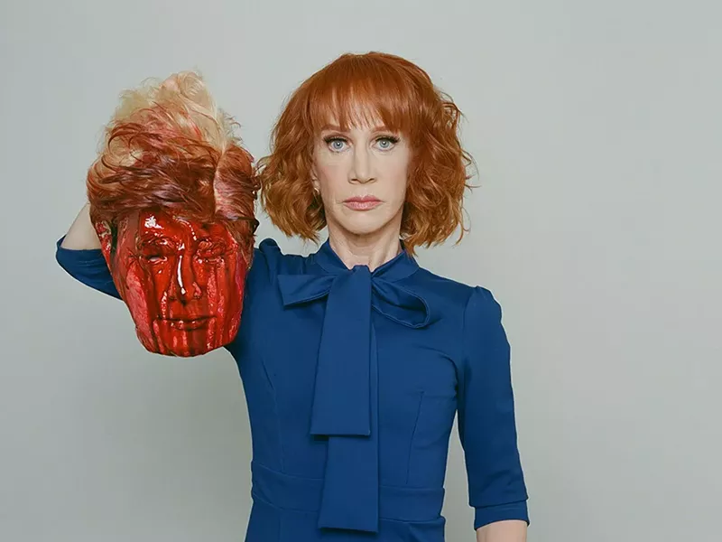 Image: Tyler Shields's photo of Kathy Griffin holding Donald Trump's decapitated head stirred up ire nationwide.
