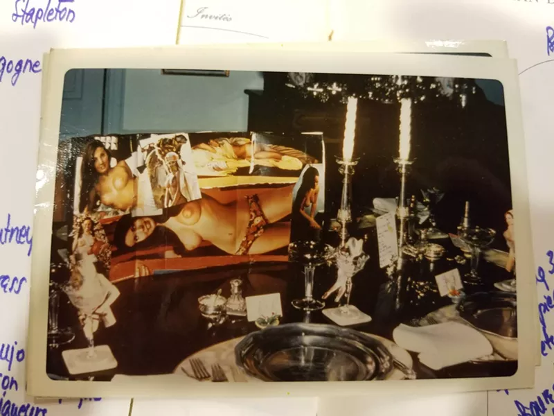 Image: Katie Stapleton's plan for a bachelor table setting.