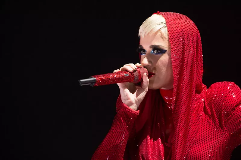 Image: Katy Perry performed at the Pepsi Center on November 26, 2017.