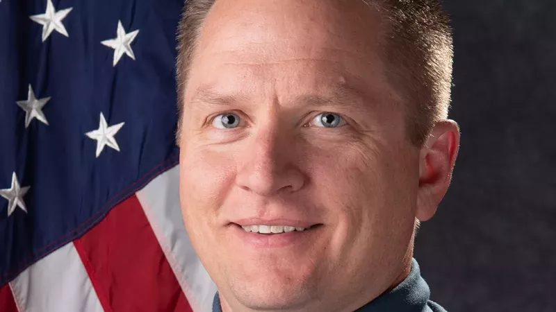 Image: A portrait of Colorado Springs Police Officer Keith Wrede.