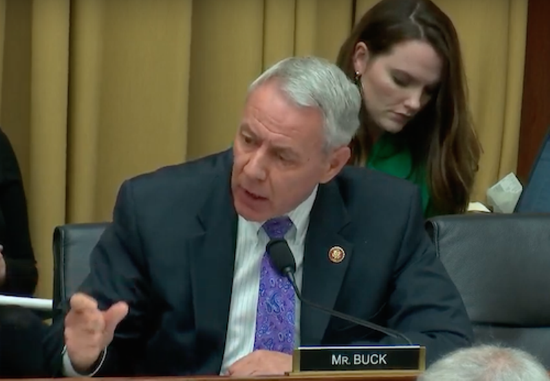 Congressman Ken Buck wants to increase the penalties for federal rioting offenses.