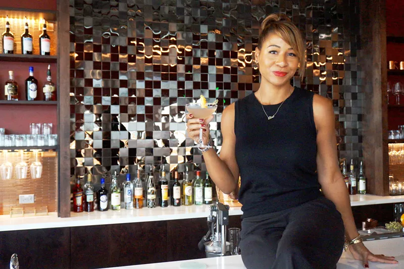 Image: Kendra Anderson brought her wine lifestyle to life at Bar Helix.