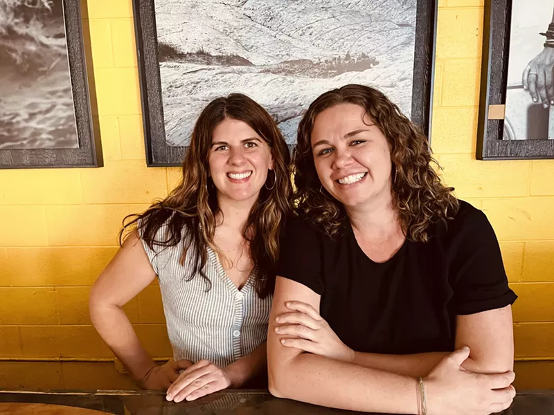 Image: Lauren Beno (left) and Denise Day (right).