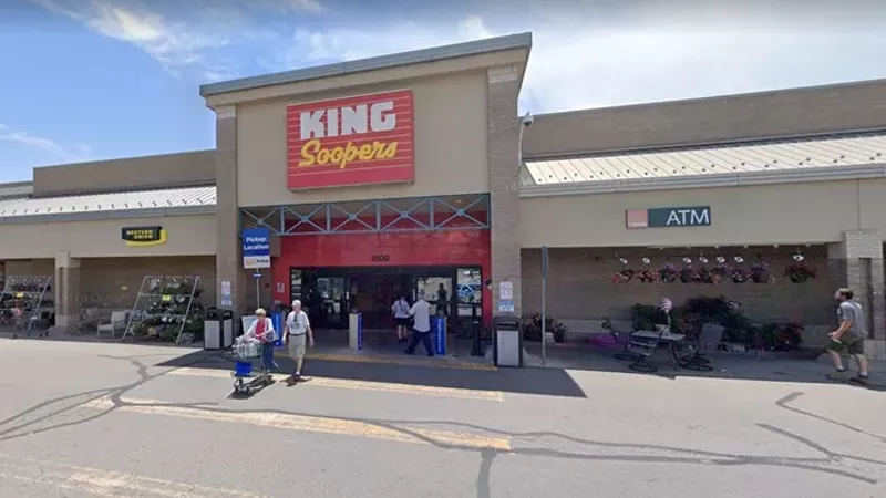 Image: This King Soopers branch at 3100 South Sheridan in Denver was declared a COVID-19 outbreak by Colorado health officials early in the pandemic.