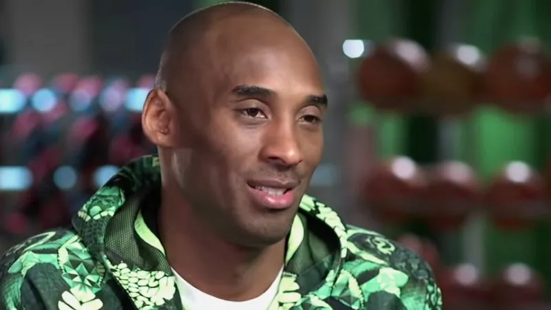 Image: Kobe Bryant during an interview with ABC News.