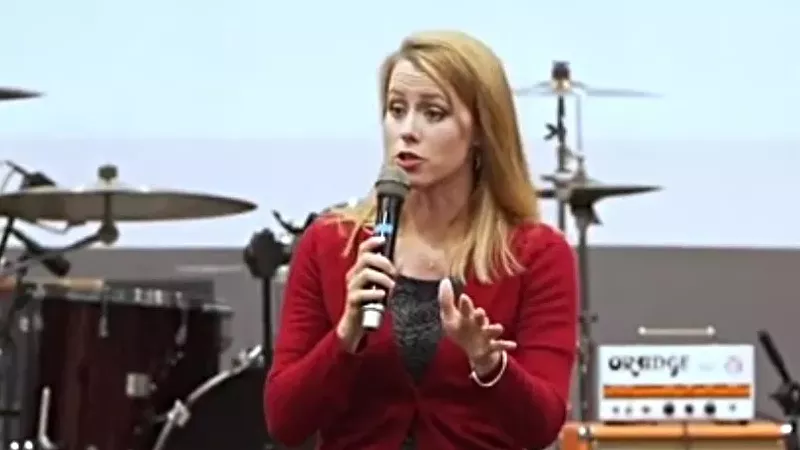 Image: Kristi Burton Brown during an October 2020 appearance.
