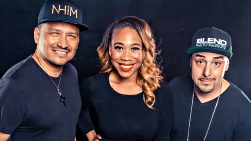 Image: Tony V, Cedes and DJ Chonz know all about the power of teamwork.