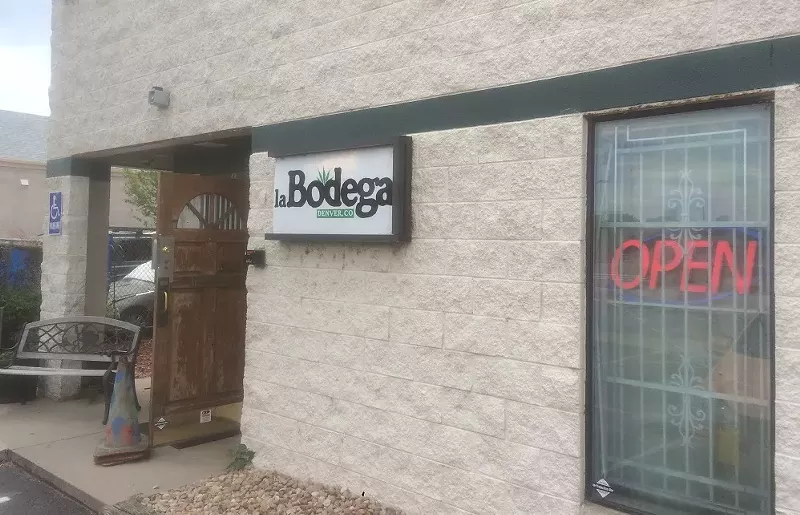 Image: La Bodega dispensary is located in the Valverde neighborhood.